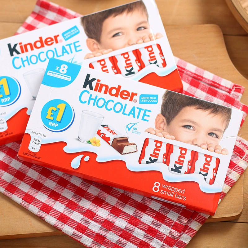 Итальянский импортный снек Kinder Kinada молочный сэндвич с шоколадом T8 какао жир casual food коробка