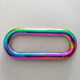 Denier-shaped corns baking varnish hand-in-hand metal handle buckle hand handle storage box oval hand-in-hand buckle
