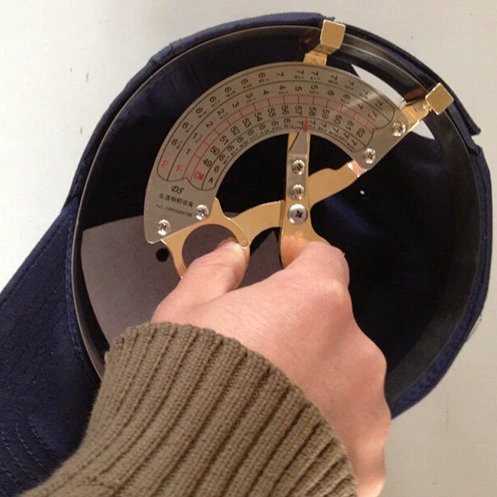 Измерение размера взрослой шляпы крышка линейки колпачок измеритель внутренний диаметр линейки