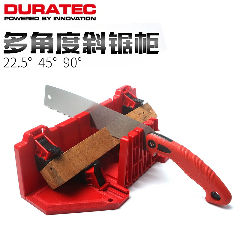 Шкаф торцовочной пилы DURA 45 градусов 90 градусов угловой пильный зажим задняя Пильная коробка деревообрабатывающая гипсовая линия Плинтус угловая резка артефакт
