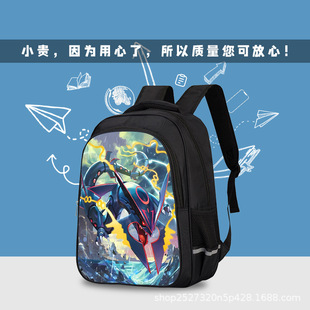Pokemon Pikachu School Bag Pokemon Student Backpack Pokemon School Bag Pocket Monster