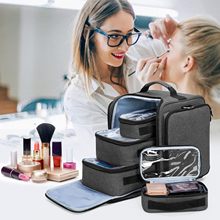 大容量多层纹绣美甲跟妆师化妆品收纳包手提便携工具箱包
