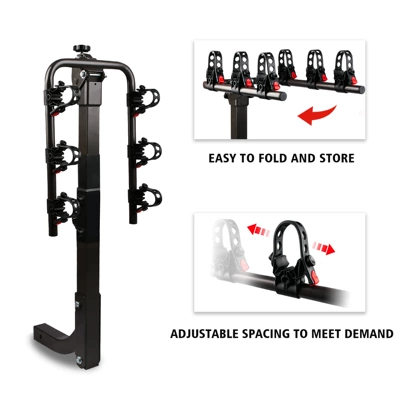 Car bike rack Rack, Reinforced Version, Rear