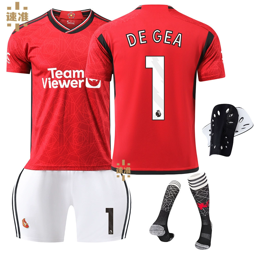 2324 Xinman L Red Devils home football uniform suit No. 10 Rashford 21 Anthony 25 Sancho B fee jersey