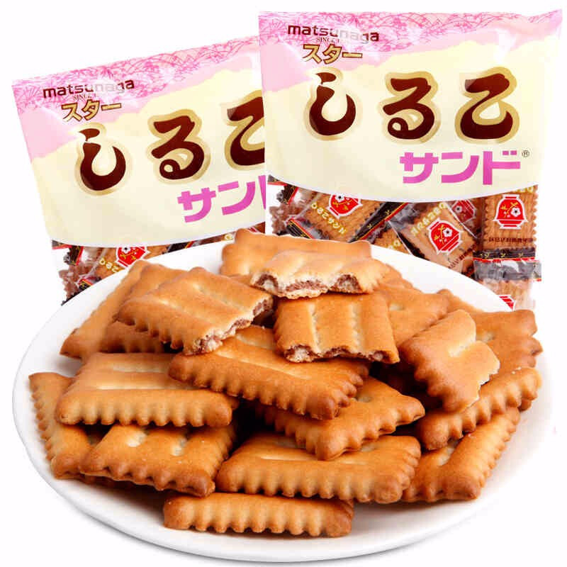 Matsumoto Hokkaido Red Bean Sandwich Cookies 230g, Japanese Afternoon Tea Cookies, Japanese Import, Leisure Snack Food