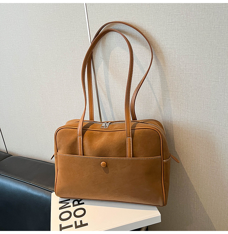 Bolso de mujer retro bolso de almohada de gran capacidad ventas calientes nueva textura de alta calidad simple bolso de hombro bolso casual