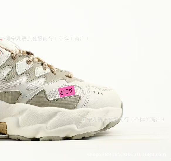 莆田纯原fl蕨草Fusion低帮时尚百搭老爹鞋缓震耐摩厚底增高运动鞋|undefined