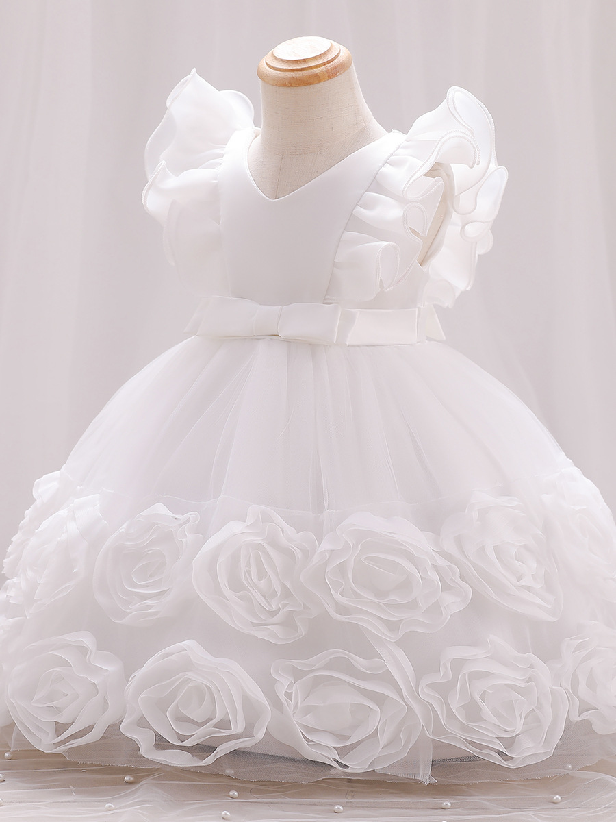 Children's Dress Princess Dress Summer Dress Western Girl's Mesh Dress Piano Performance Dress Baby Girl's dress Summer