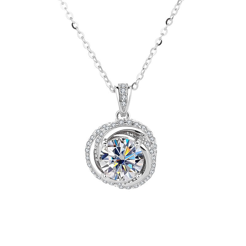 모이사나이트 목걸이(2캐럿)