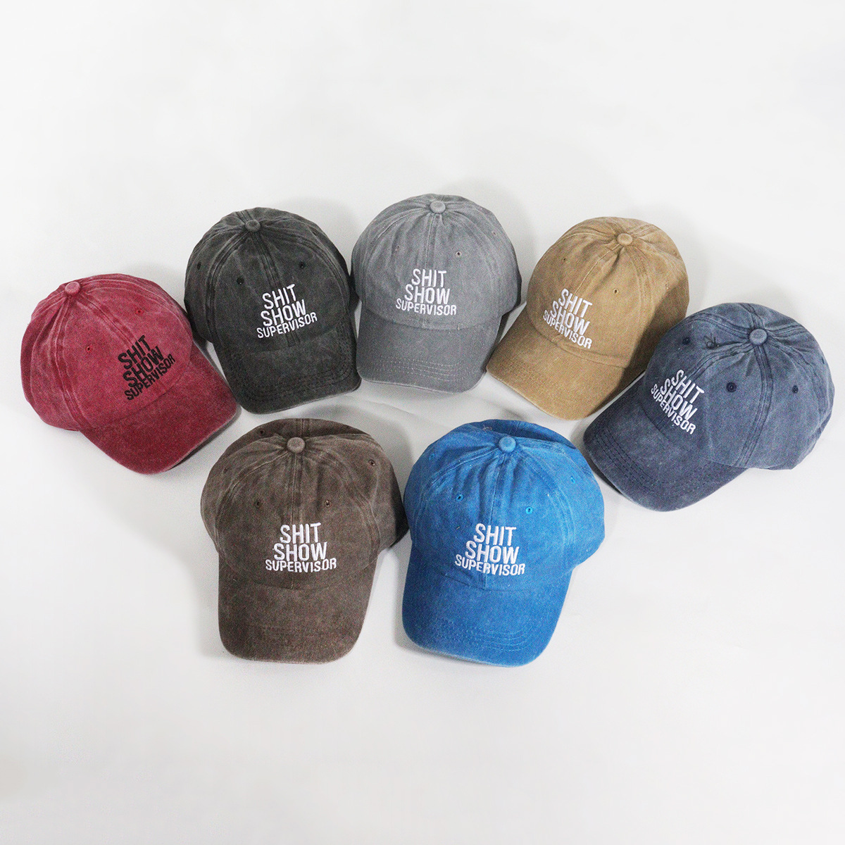 Unisex Personalized casual alphabet embroidered washed baseball cap Deep top outdoor travel sun protection baseball cap_voghion.com