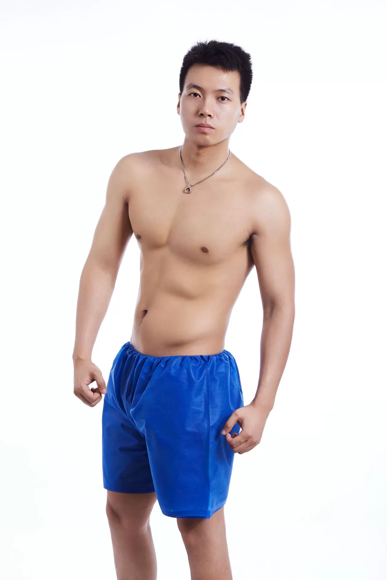 Disposable Non‑Woven Salon Shorts, Thickened Plus Size, Single‑Use Beauty Trousers