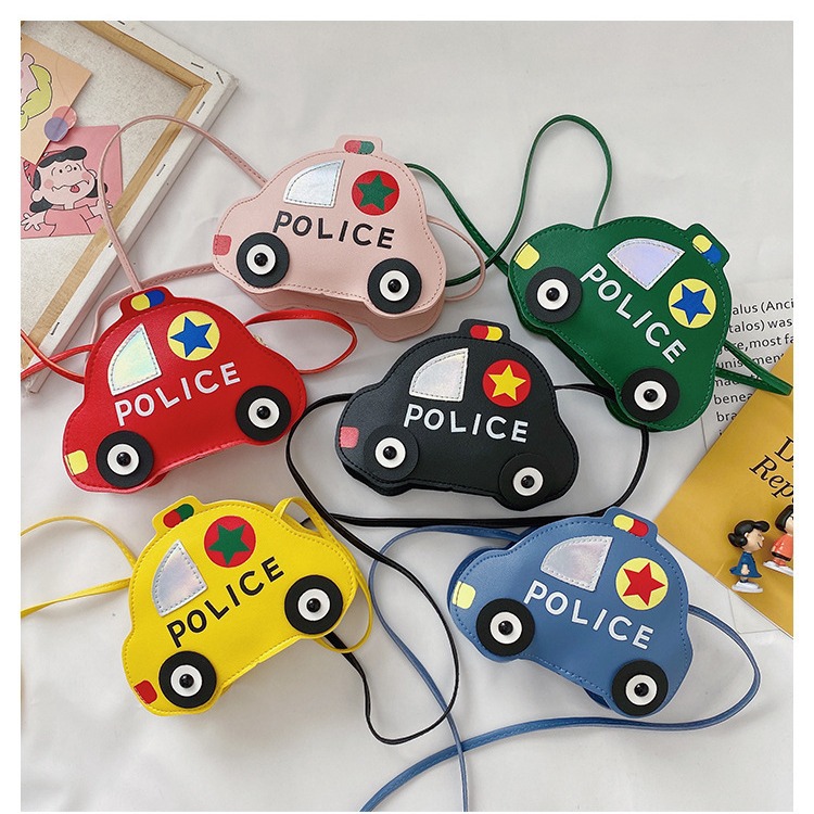 2024 New Cartoon Car Children's Bag Girls Crossbody Bag Children's Bag Cute Small Shoulder Bag Coin Purse