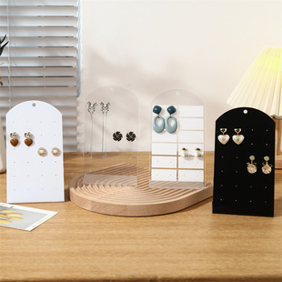 Spot 24-hole Plus-sized Earring Board Display Board Plastic Earring Display Stand Home Jewelry Storage Display Shelf