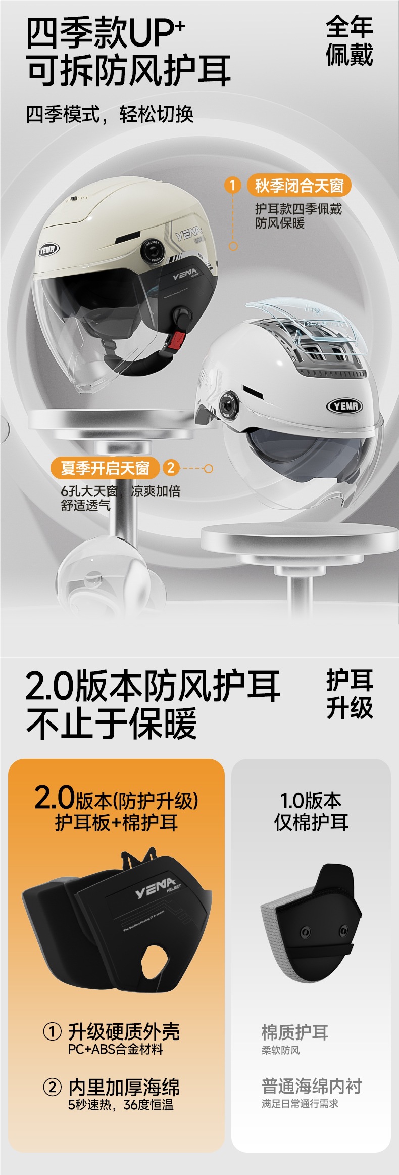 Mustang Helmet Official Flagship Store 3C Certified Electric Motorcycle Men and Women Summer Half Helmet Winter All Seasons