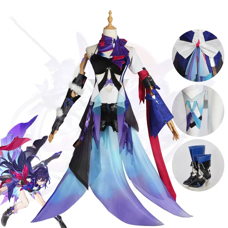 Косплей-костюм Beishui Trading Collapse Star Dome Railway Cos Costume Xier Earth Fire Member Cute Girl Game Cosplay Costume