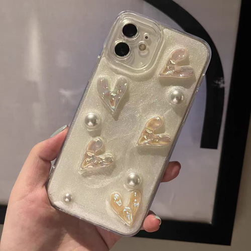 Best-selling colorful butterfly knot heart accessories phone case charger DIY materials factory wholesale pj1305