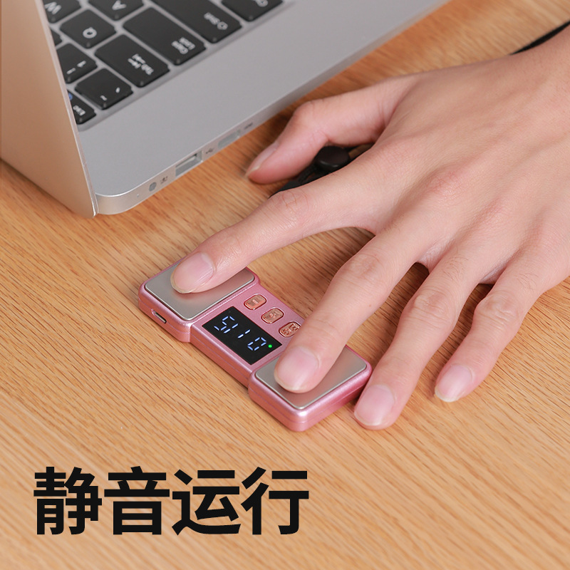 ライブホットセールハンドマッサージポータブルパルスフィンガーマッサージャーEMS理学療法は指関節のしびれを和らげます