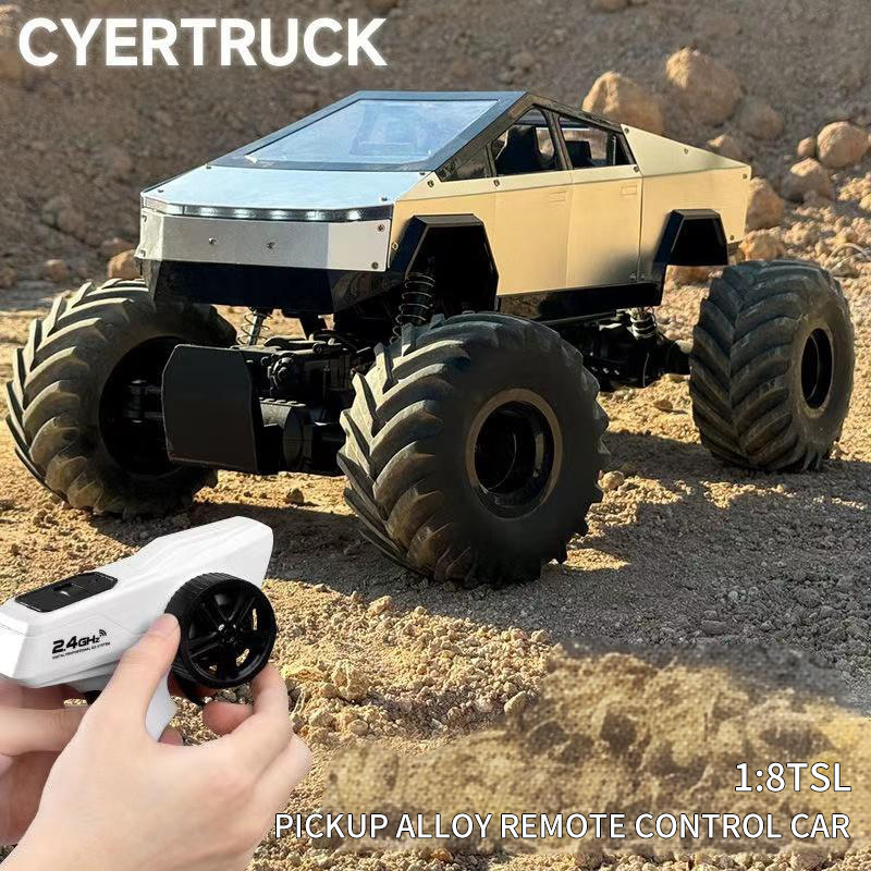 Cross-border toy remote control Tesla oversized off-road vehicle RC high-speed four-wheel drive electric climbing racing pickup truck