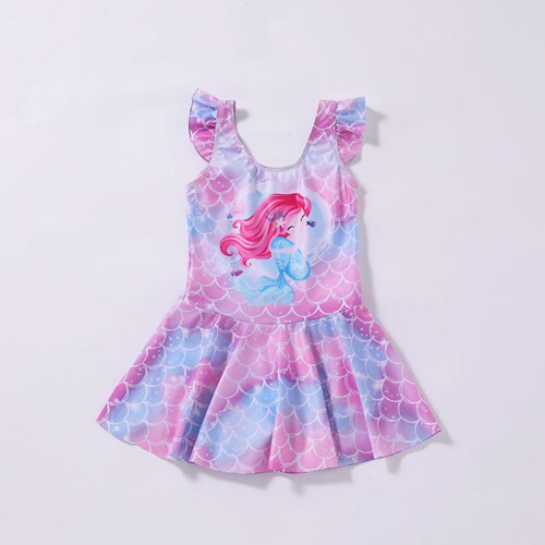 Children's swimwear mermaid baby swimwear kindergarten children's quick-dry swimming equipment manufacturer wholesale little princess