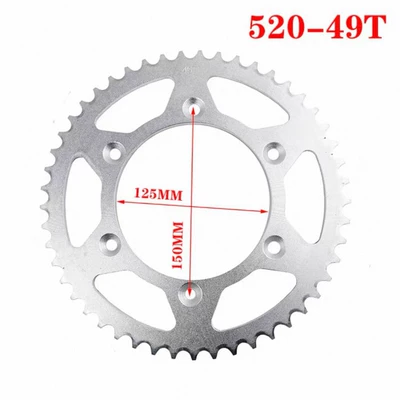 and go-kart speed-up modification, Dəbilqə (Kaska) aksesuarları - 520-49-teeth-125mm-inner-diameter-150mm-hole-spacing