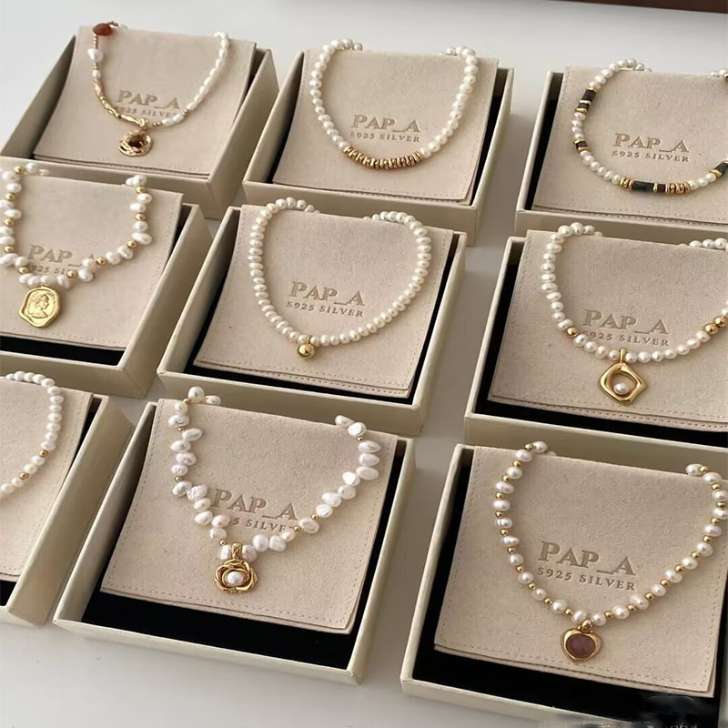 Shijia Pearl Necklace Women's Niche Accessible Luxury Design High-End Fashion Elegant Clavicle Chain Neck Chain Sweater Chain Bead Chain
