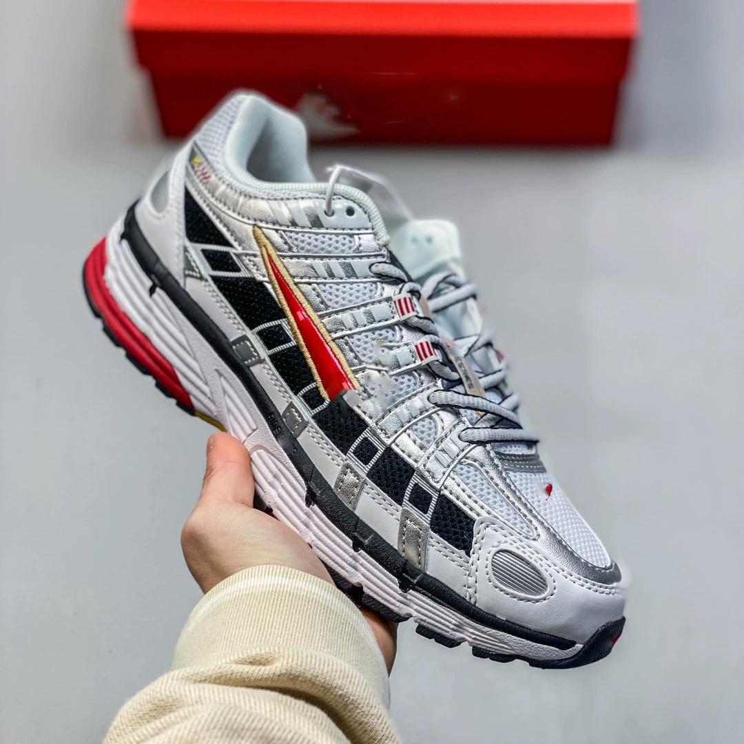 Чистые оригинальные туфли для папы P6000, универсальная повседневная спортивная обувь с низким берцем в стиле ретро, ​​дышащие кроссовки с сеткой, пара модной обуви