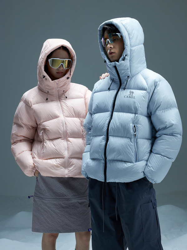 骆驼黑钻5PRO户外羽绒服25冬季情侣新款防风保暖外套拒水绒面包服|undefined