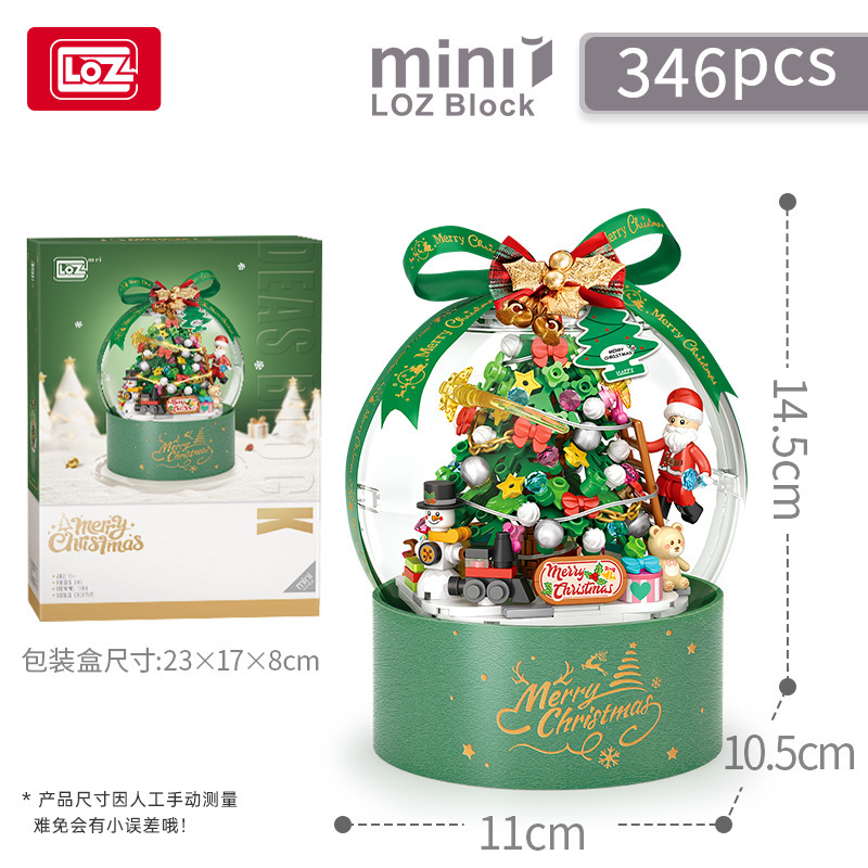 Juguetes para niños, bloques de construcción en línea, juguetes de Navidad, regalos, juguetes de Navidad, decoración, puzzle, ensamblaje