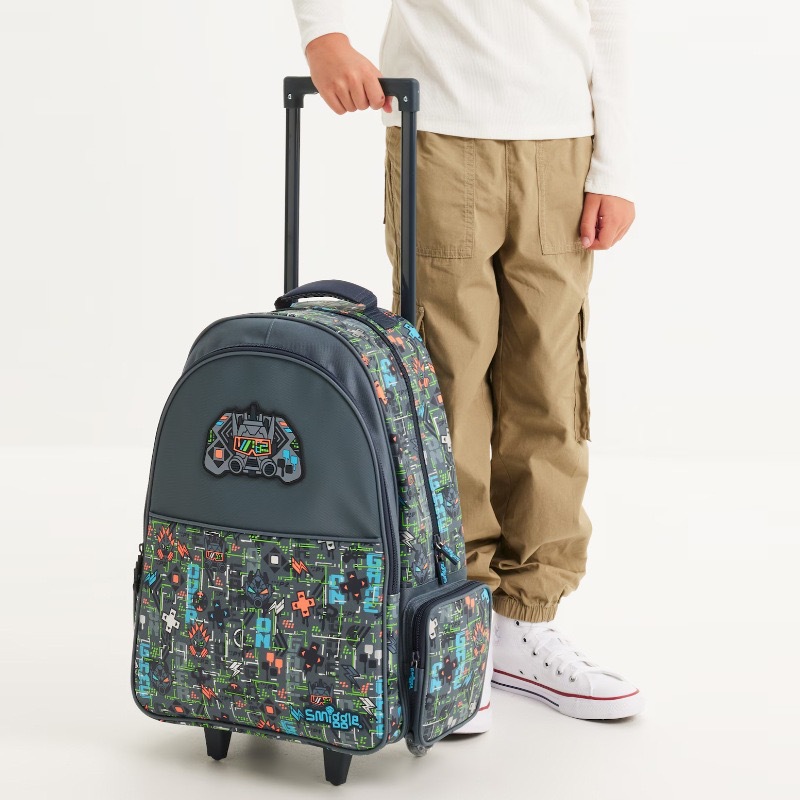 Australia smiggle mochila de gran capacidad mochila de dibujos animados de los estudiantes australianos mochila de viaje de tamaño grande