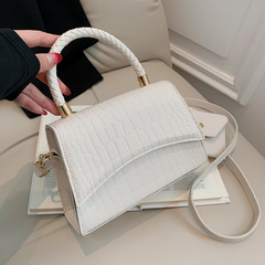 洋氣簡約氣質手提包2024春季新款百搭ins單肩斜挎包氣質小方包女
