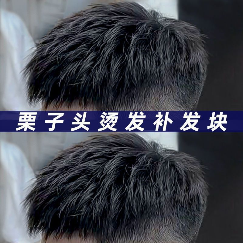 かつらの男性のショートヘアは全部本物です。|undefined
