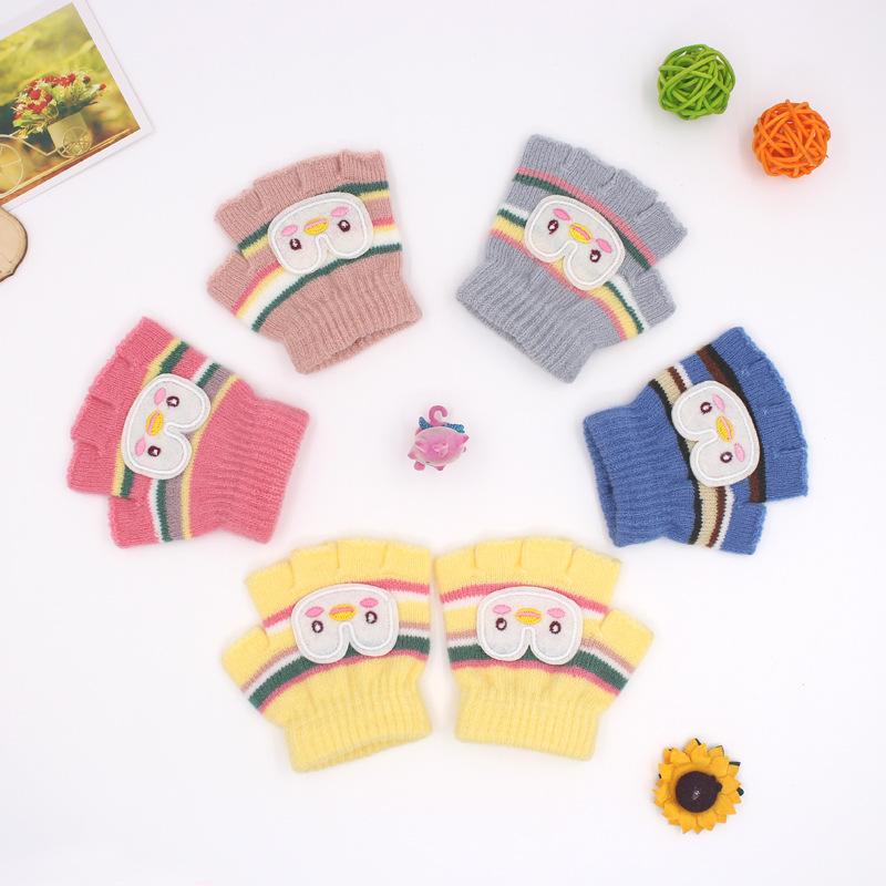 Demi-season thin children's gloves for crawling