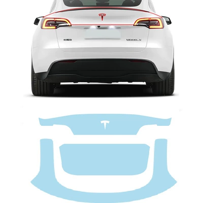 Tpu Film Paint Protection — Car paint protective film - trunk-tpu-transparent-protective-film-20-24-tesla-modely