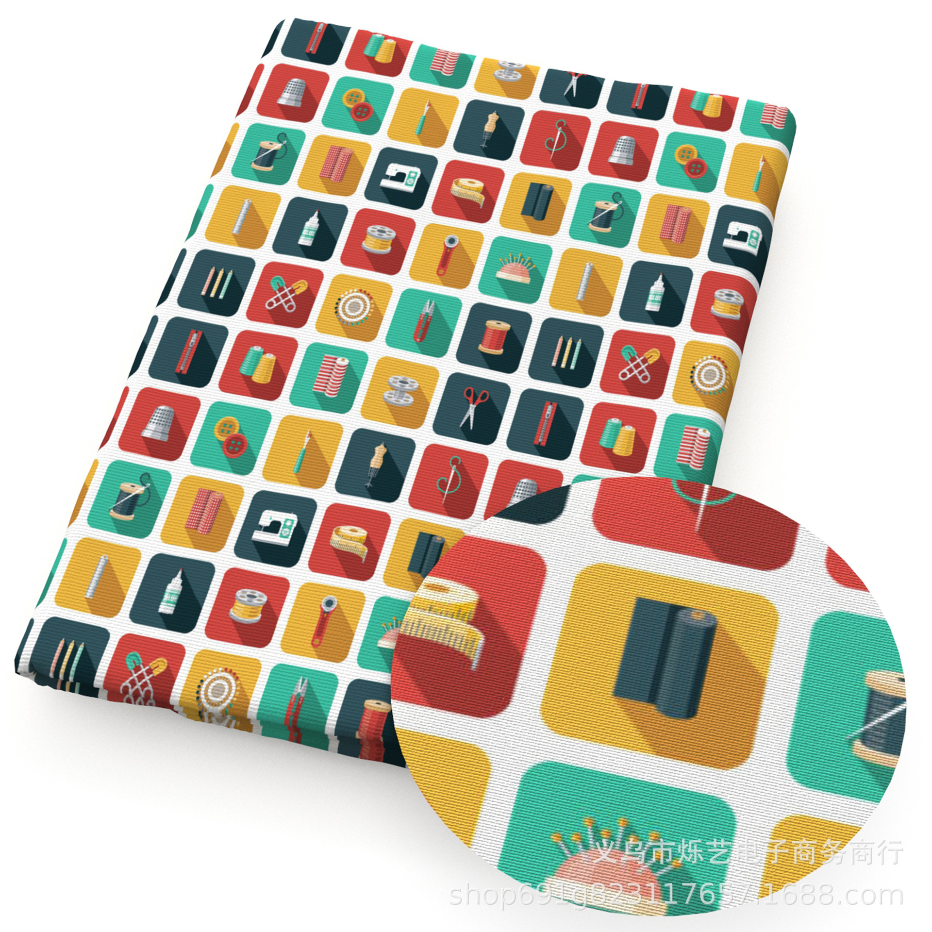 100% cotton, 50*145cm continuous-27