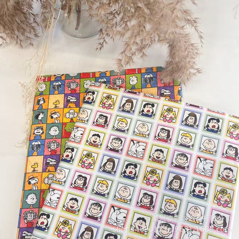 Ba'An Fine Sail Digital Print Light-Colored Plaid Patchwork Cute Snoopy Canvas Handmade Bag Cat Bed Ba'An Fine Sail Digital Print Light-Colored Plaid Patchwork Cute Snoopy Canvas Handmade Bag Cat Bed