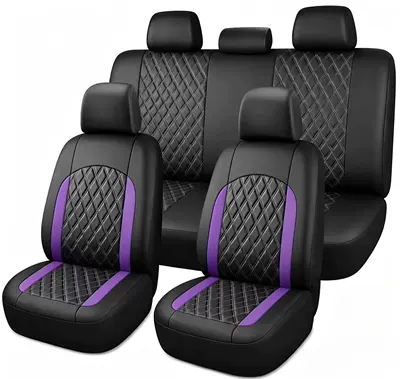 Amazon Temu – Seat cushion, seat cover - purple-2-piece-set-single-seat