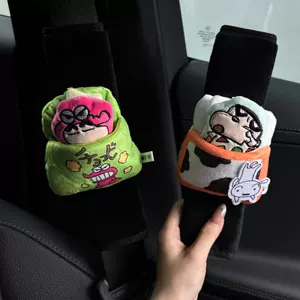 Crayon Shin-Chan avtomobil təhlükəsizlik kəməri çiyin örtüyü, cizgi film dekorativ örtük