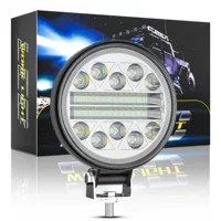 Автомобильные светодиодные рабочие фары с широким обзором 4inch 34LED, фары для внедорожников, фары переднего бампера, инженерные вспомогательные фары