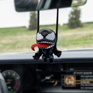 Rearview Mirror Accessories Hanging Cute Animation Decoration Rear View Car Interior Pendant Pendant Christmas Birthday Gift