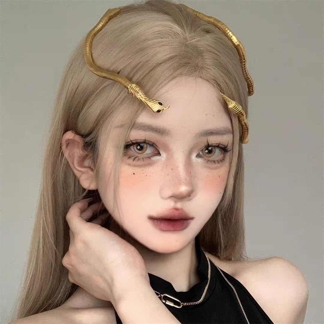 Necklace, choker, design hair accessory for men and women, European style
