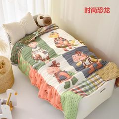 卡通款纯棉纱布泡芙被单人纱布泡芙被柔软舒适亲肤轻盈儿童款被子