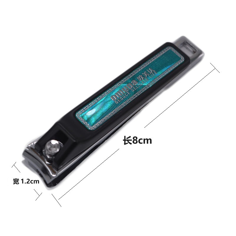 Genuina Jinda Rimei pinza de uñas de acero inoxidable, cortadora de uñas de corte inclinado grande, tijeras de uñas, conjunto de uñas con molienda de uñas