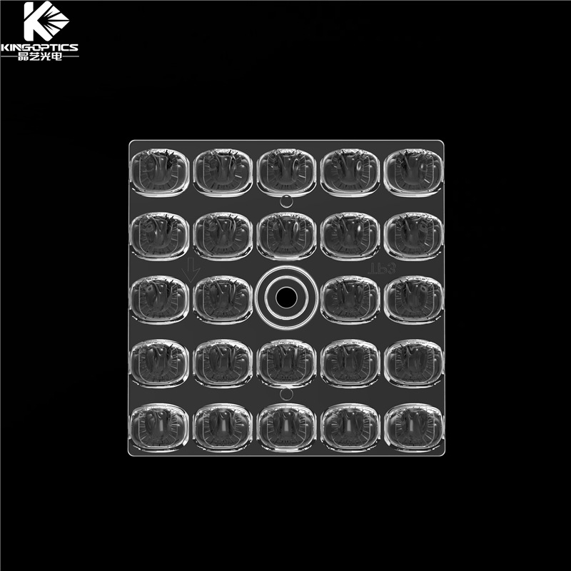 【晶艺光电】光学透镜 50x50-24合1路灯透镜-TP3 49.5*49.5*3.6mm