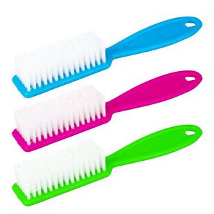 Nail Art Tools Nail Art Supplies Nail Cleaning Brush Nail Cleaning Brush Long Handle Plastic Brush