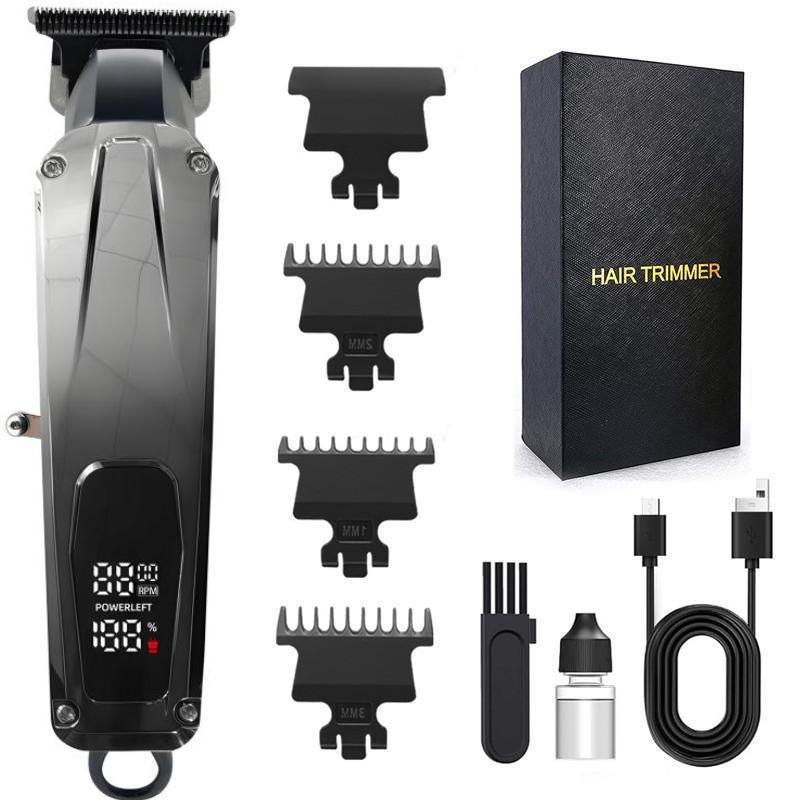 rechargeable hair clipper stainless steel for Undercut haircut…