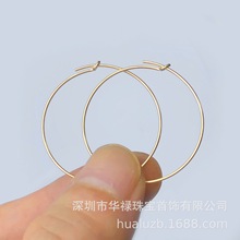 ����14K����ע�𾀶�Ȧ���s��ȦHoop�O�����h���۶��hDIY���
