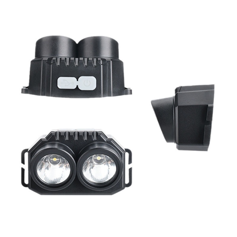 Luz transfronteriza fuerte inundación LED portátil de aventura al aire libre iluminación de emergencia cabeza de trabajo luz de cabeza