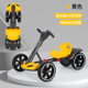 Export installation-free children's kart electric four-wheel vehicle foldable sitting 2-6 portable children's toy car