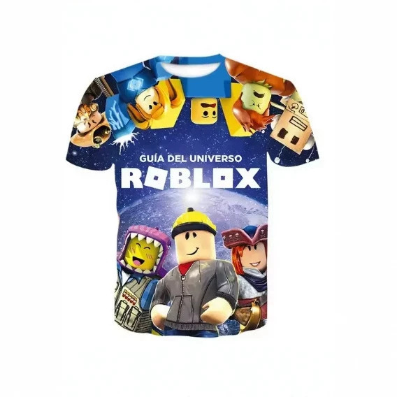 Roblox 3D Printed Children's T-Shirt Cartoon Game Character Short Sleeve Casual Summer Top for Boys Roblox 3D Printed Children's T-Shirt Cartoon Game Character Short Sleeve Casual Summer Top for Boys