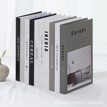 薄款假书道具书装饰模型摆件客厅样板间创意饰品仿真书北欧现代风